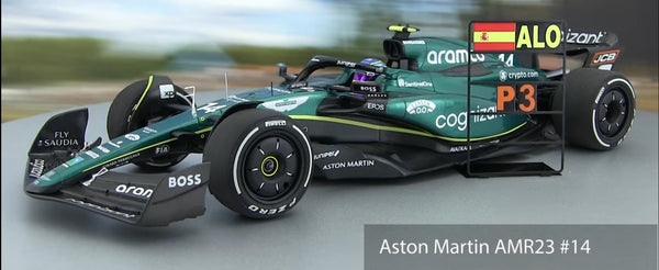 Aston Martin - F1 AMR23 n°14 (2023) 1:18 - Saudi Arabian P - Fernando Alonso - Minichamps