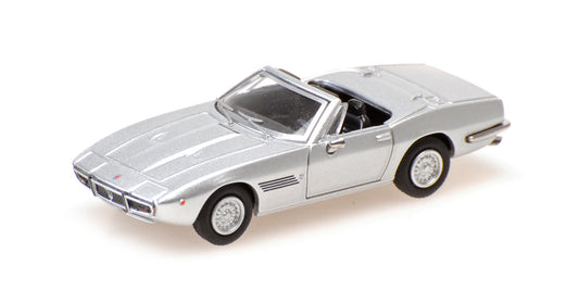 MASERATI GHIBLI SPYDER SILVER 1969 - 1/87 - Minichamps