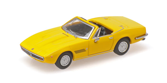 MASERATI GHIBLI SPYDER YELLOW 1969 - 1/87 - Minichamps