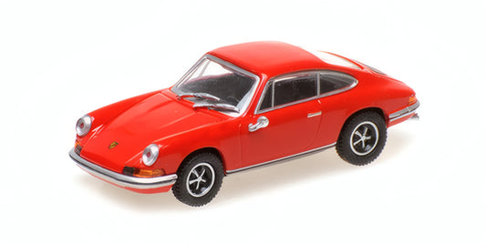PORSCHE 911 T RED 1972 - 1/87 - Minichamps