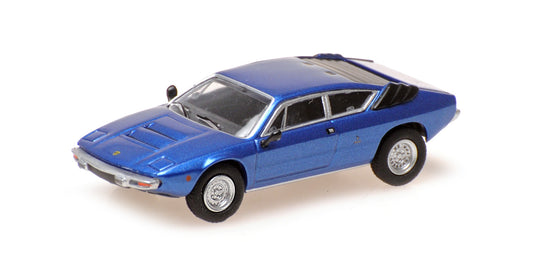 LAMBORGHINI URRACO BLUE METALLIC 1974 - 1/87 - Minichamps