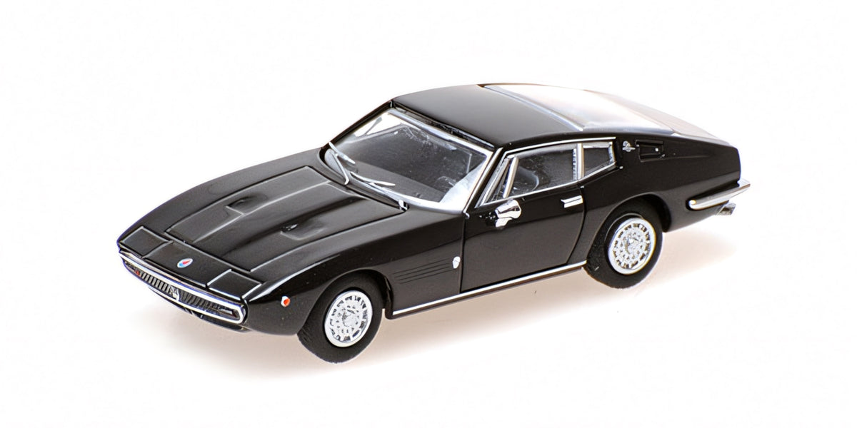 MASERATI GHIBLI COUPE BLACK 1969 - 1/87 - Minichamps