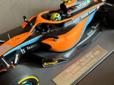 McLaren - MCL36 n.4 - 1:18 (2022) - Singapore GP + Bahrain GP 2022 - Lando Norris - Minichamps