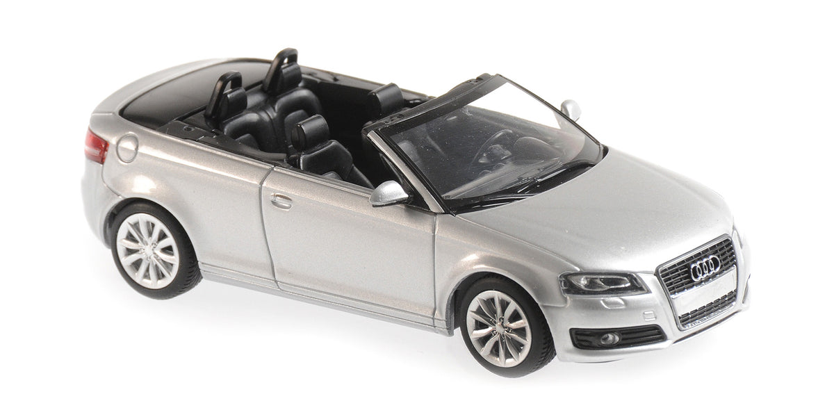 AUDI A3 CABRIOLET SILVER 2007 - 1/43 - Minichamps