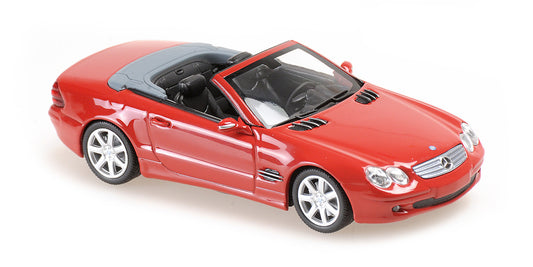 MERCEDES BENZ SL CLASS (R230) RED 2001 - 1/43 - Minichamps