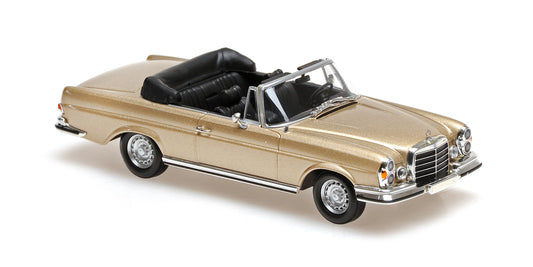 MERCEDES BENZ 280 SE 3.5 CABRIOLET (W 111) GOLD METALLIC 1970 - 1/43 - Minichamps
