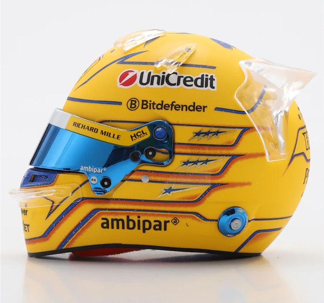 Lewis Hamilton - 2025 - Helmet Ferrari - Miami GP - 1:5 - LSHEL015 - Looksmart