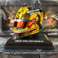 Carlos Sainz - Helmet 1:5 - 2024 - Italy GP, Monza - Looksmart