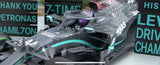 Mercedes - W11 n°44  (2020) 1:12- L. Hamilton with Pit Boards- World Champion  - Turkish GP - Minichamps