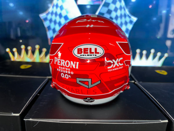 thumbnail image 2 of 2024 Charles Leclerc 1:2 Scale Mini Helmet – Ferrari Bell F1, Multi-Color, 4100304 2 of 6