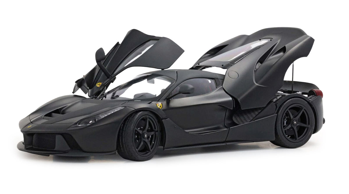 FERRARI LAFERRARI MATT BLACK - 1/18 - BBR MODELS