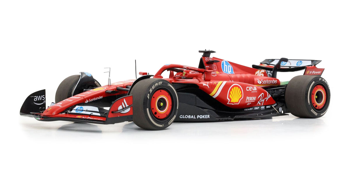 FERRARI SF-24 CHARLES LECLERC WINNER GP AUSTIN 2024 - 1/18 - BBR MODELS