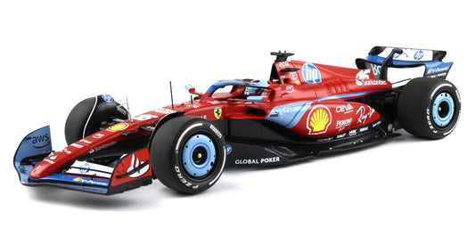 FERRARI SF-24 CHARLES LECLERC GP MIAMI 2024 - 1/18 - BBR MODELS