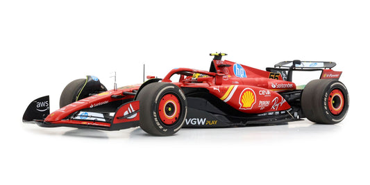 FERRARI SF-24 CARLOS SAINZ GP ITALY 2024 - 1/18 - BBR MODELS