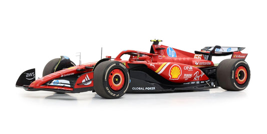 FERRARI SF-24 CARLOS SAINZ GP AUSTIN 2024 - 1/18 - BBR MODELS