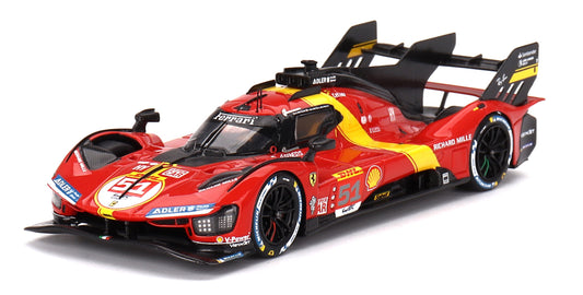 FERRARI 499P TEAM AF CORSE #51 3RD PLACE WEC 6H OF SPA 2023 - 1/43 - BBR MODELS
