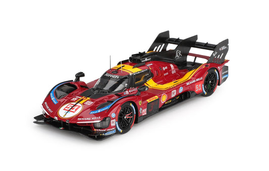 FERRARI 499P #51 FERRARI AF CORSE 3RD PLACE WEC QATAR 1812KM 2025 - 1/43 - BBR MODELS
