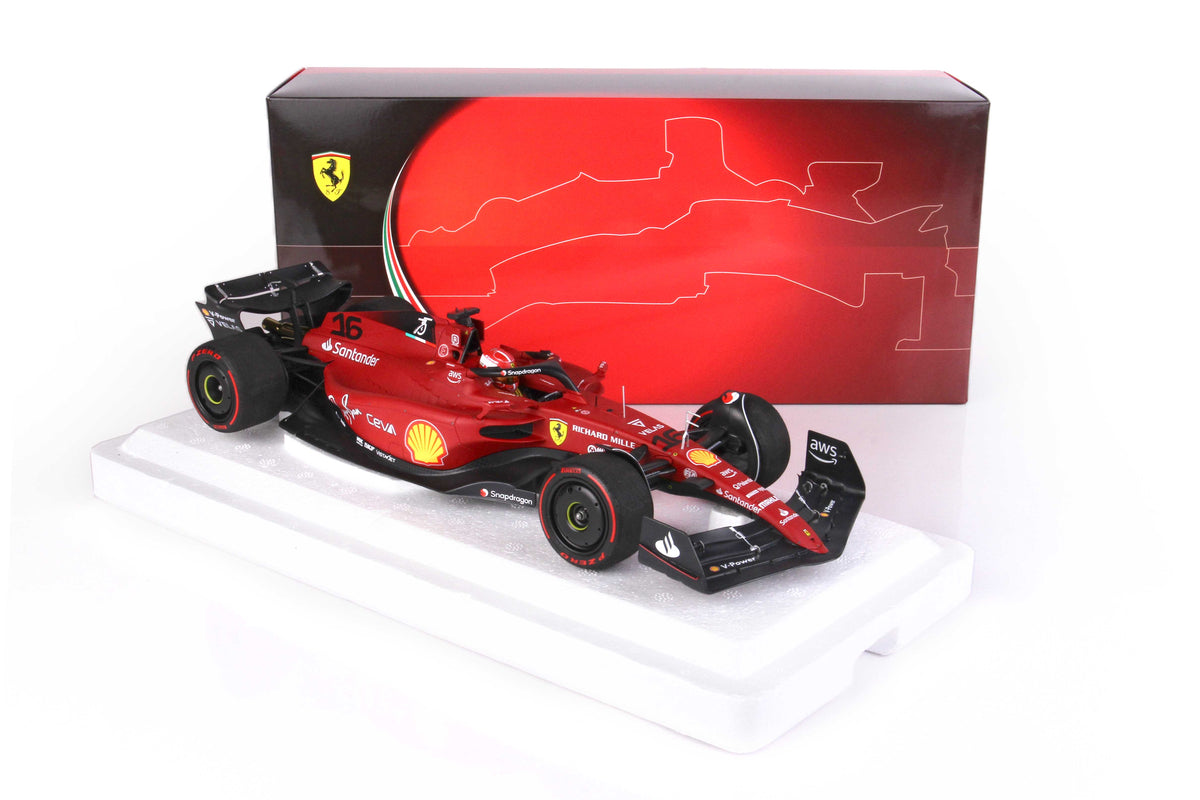 FERRARI F1-75 G.P BAHRAIN 2022 WINNER C.LECLERC 1:18 - BBR Models - BBR221816