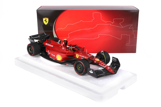 FERRARI F1-75 G.P BAHRAIN 2022 C.SAINZ 1:18 - BBR Models - BBR221855
