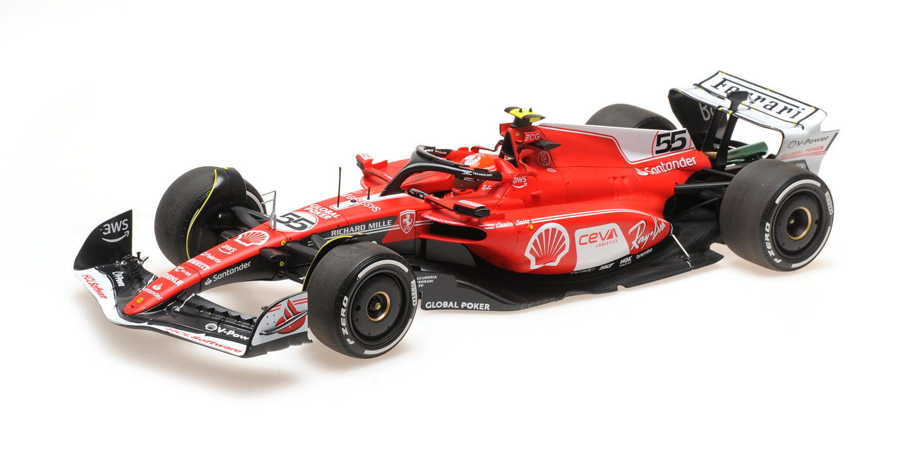 BURAGO 18-16812-S-VEGAS Scale 1/18 | FERRARI F1 SF-23 TEAM