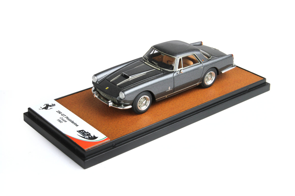 FERRARI 250 GT PININFARINA COUPE 1960 ARGENTO SCURO 1:43 - BBR Models - BBR258A