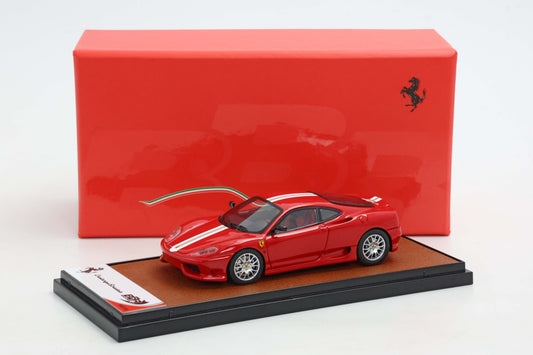 FERRARI 360 CHALLENGE STRADALE ROSSO CORSA E BANDIERA ITALIANA 1:43 - BBR Models - BBR273A
