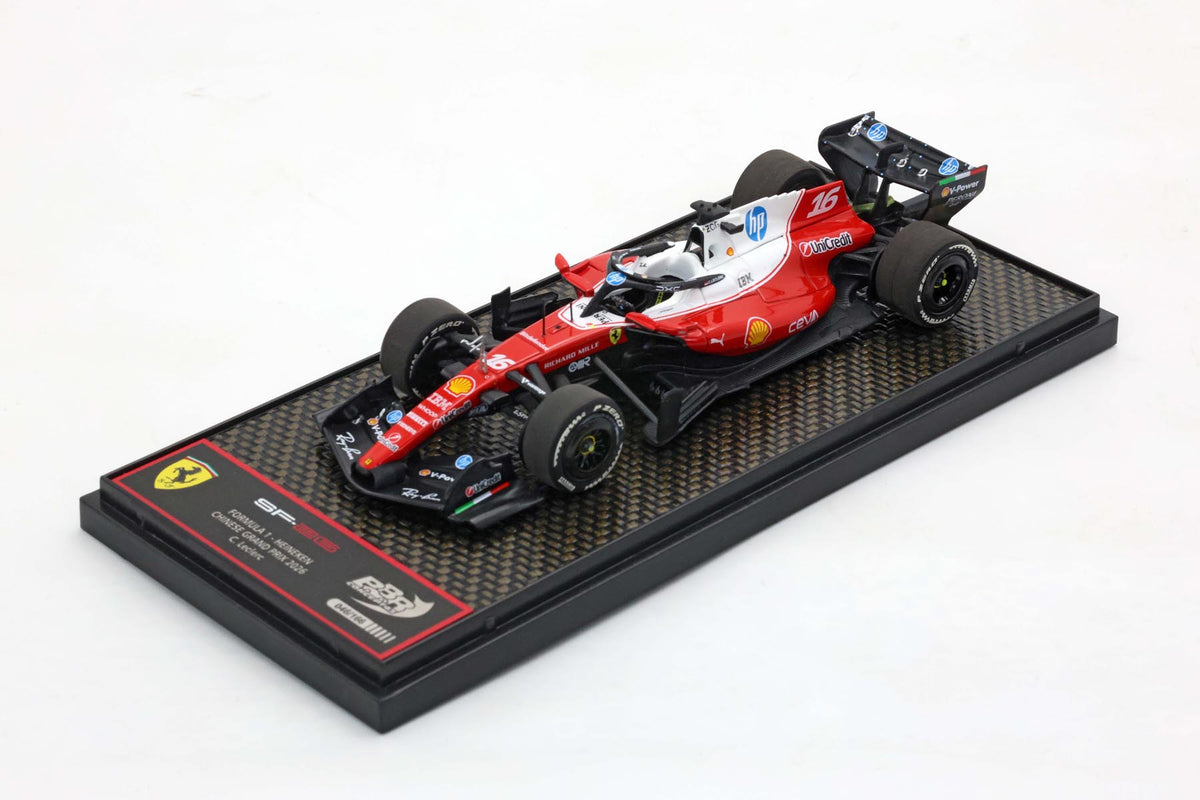 FERRARI SF26 F1 CHINESE GRAND PRIX - METAL DIECAST LECLERC - QUARTO POSTO 1:43 - BBR Models - BBRC332A16