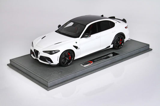 ALFA ROMEO GIULIA GTA BIANCO TROFEO RED BRAKES BLACK SEAT BELTS 1:18 - BBR Models - BBRC1851B-21