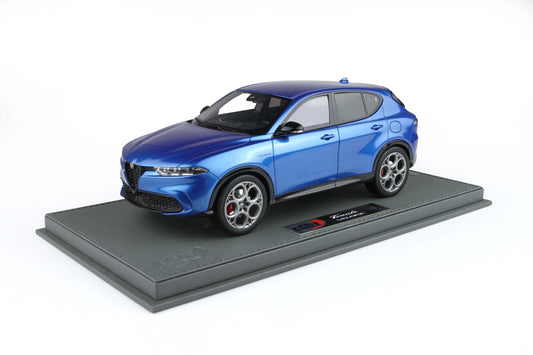 ALFA ROMEO TONALE VELOCE PLUG-IN HYBRID BLU MISANO 1:18 - BBR Models - BBRC1856B