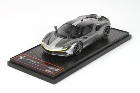 FERRARI SF90 STRADALE PACK FIORANO GRIGIO FERRO METALLIZZATO 1:43 - BBR Models - BBRC239CST