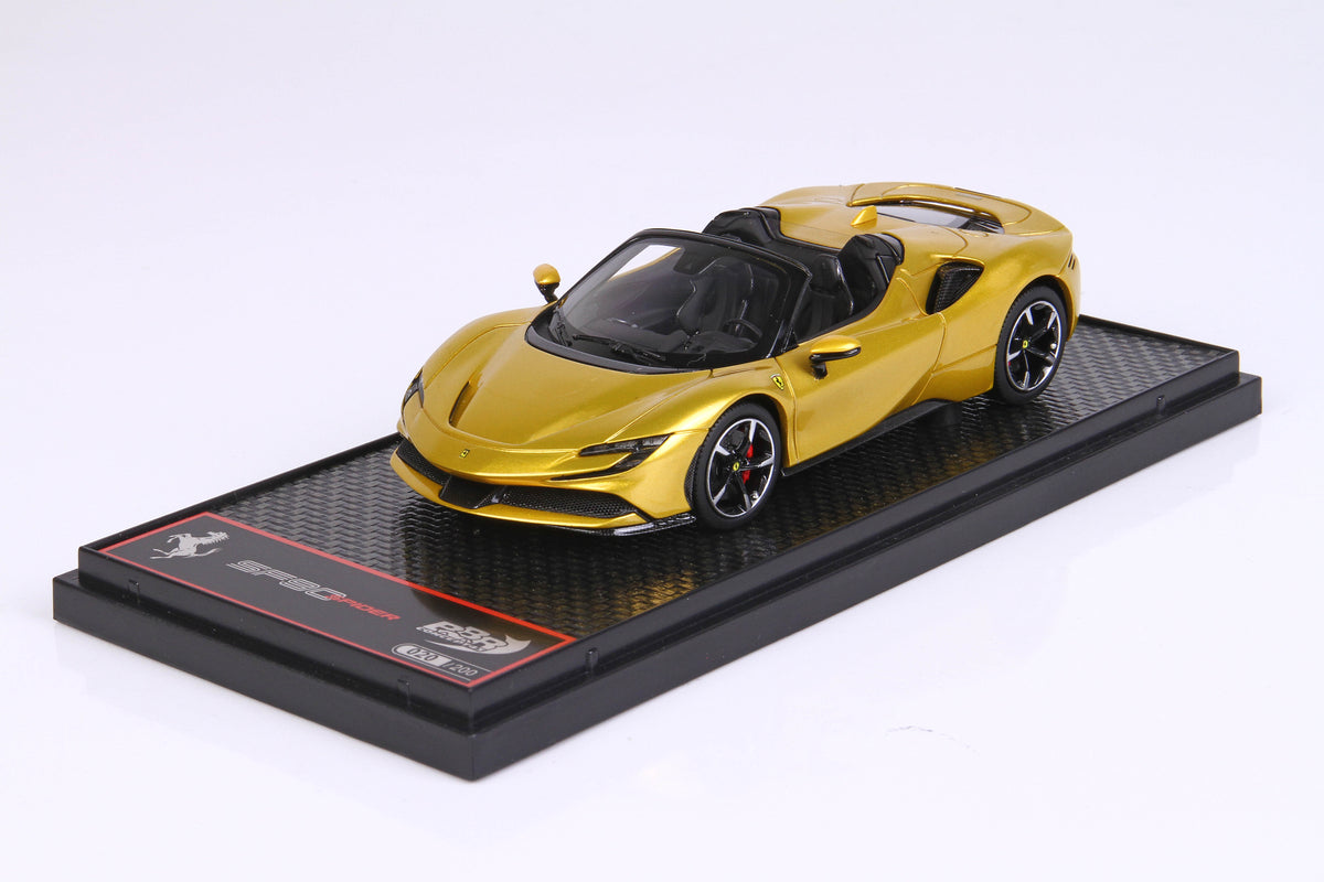 FERRARI SF90 SPIDER GIALLO MONTECARLO 1:43 - BBR Models - BBRC244A