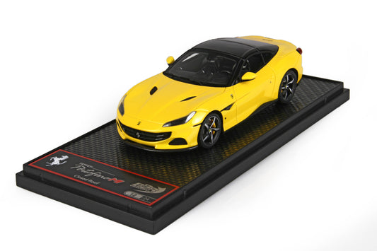FERRARI PORTOFINO M SPIDER TETTO CHIUSO GIALLO MODENA 1:43 - BBR Models - BBRC250G1