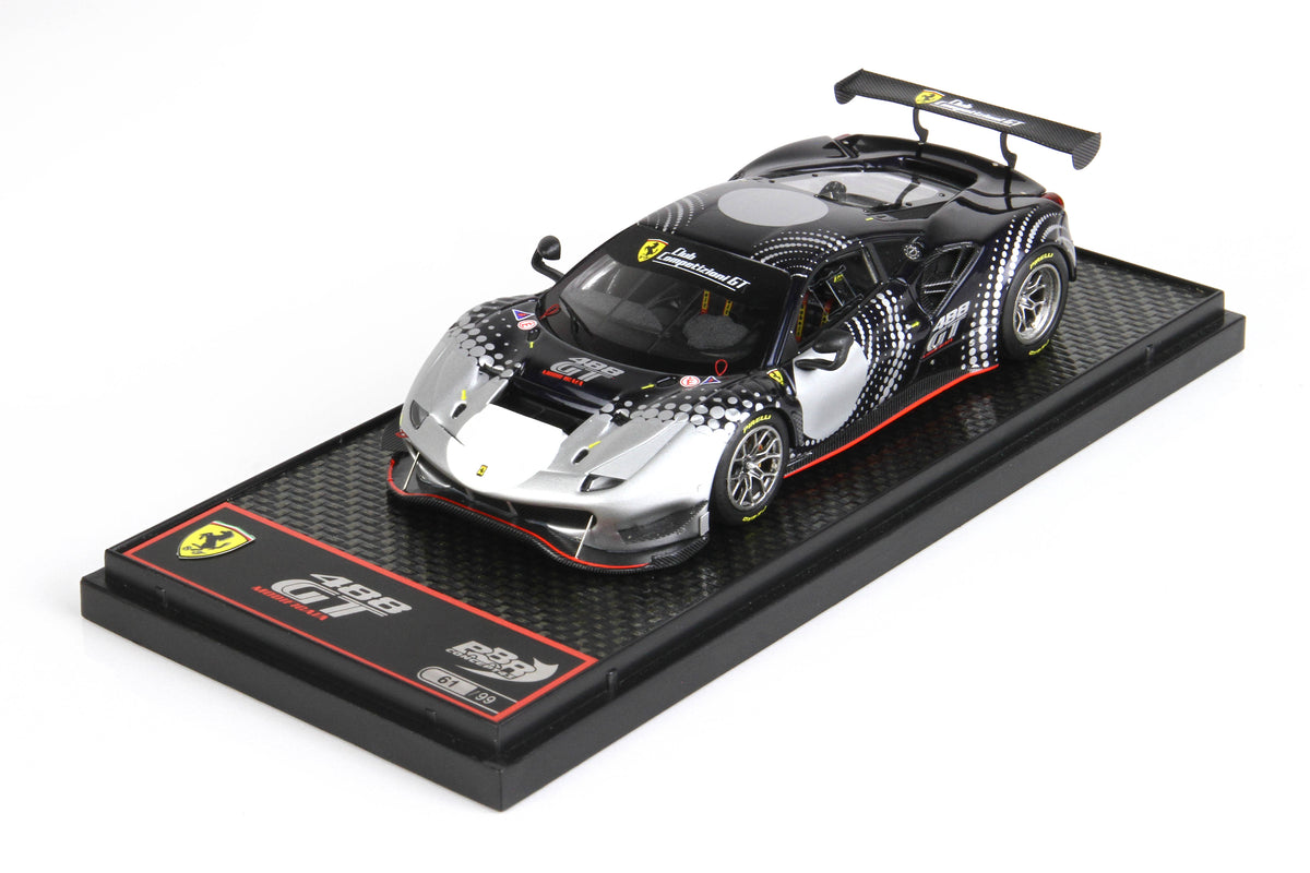 FERRARI 488 GT MODIFICATA 2020 BLU AMERICA 1:43 - BBR Models - BBRC255C