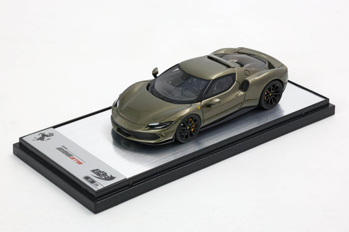FERRARI 296 GTB VERDE MANZONI LUCIDO 1:43 - BBR Models - BBRC264SU20