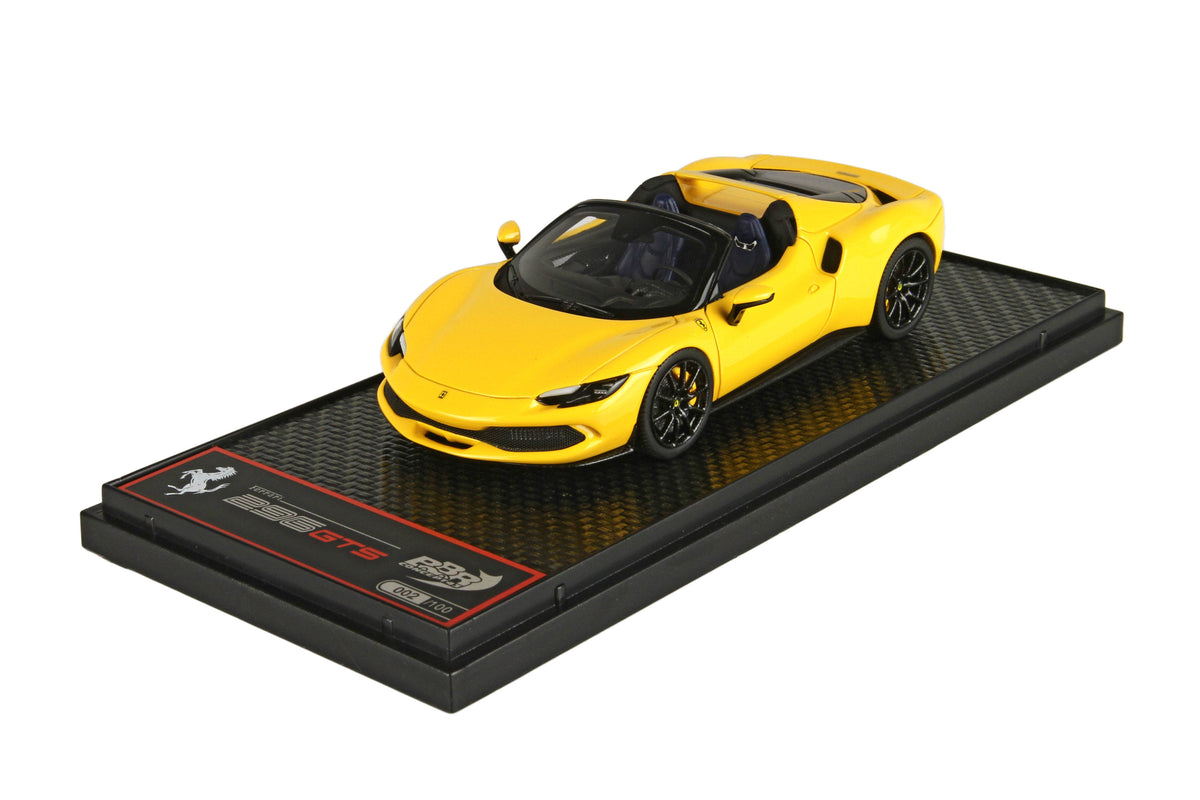 FERRARI 296 GTS GIALLO MODENA 1:43 - BBR Models - BBRC268C1