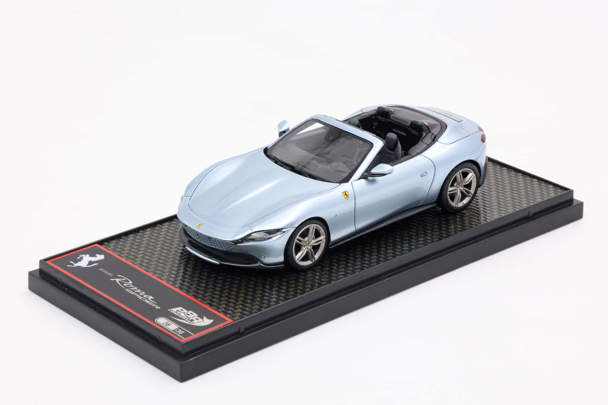 FERRARI ROMA SPIDER GRIGIO ALLOY 1:43 - BBR Models - BBRC282L