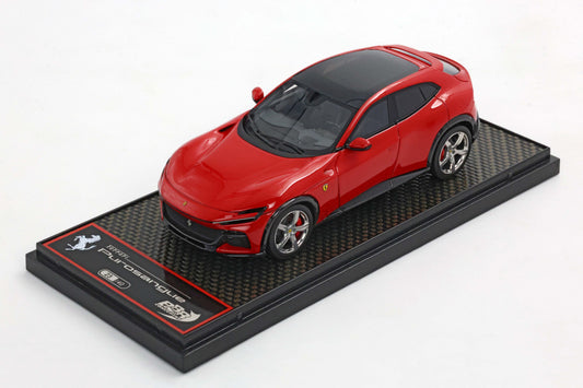 FERRARI PUROSANGUE 2023 - TETTO PANORAMICO STANDARD RIMS ROSSO CORSA 1:43 - BBR Models - BBRC283N1