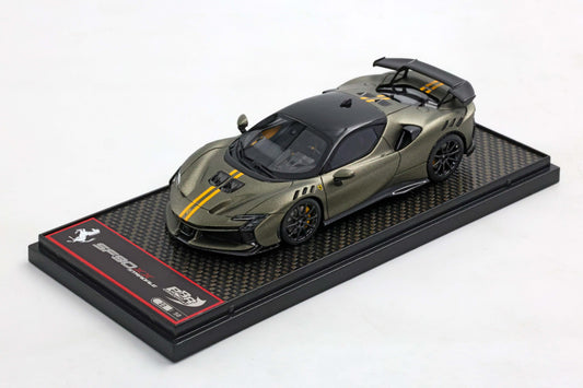 FERRARI SF90 XX STRADALE VERDE MASONI OPACO 1:43 - BBR Models - BBRC285R