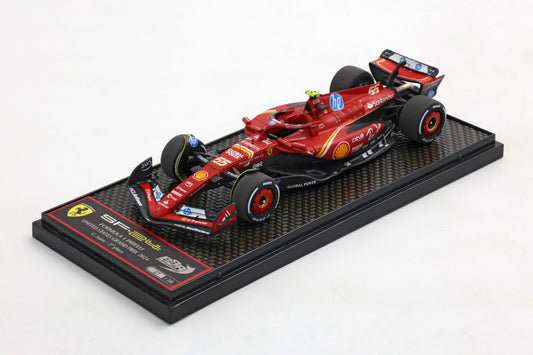 FERRARI SF24 FORMULA 1 UNITED STATES GP AUSTIN 2024 SAINZ - SECONDO POSTO 1:43 - BBR Models - BBRC312B