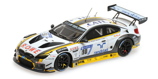 BMW M6 GT3 ROWE RACING CATSBURG EDWARDS BLOMQVIST 24H NURBURGRING 2018 - 1/43 - Minichamps