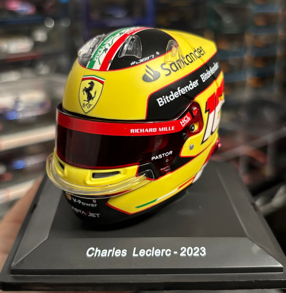 Casque Charles Leclerc Monza GP 2023 - Collection Casque Charles Leclerc Monza GP 2023 - Collection