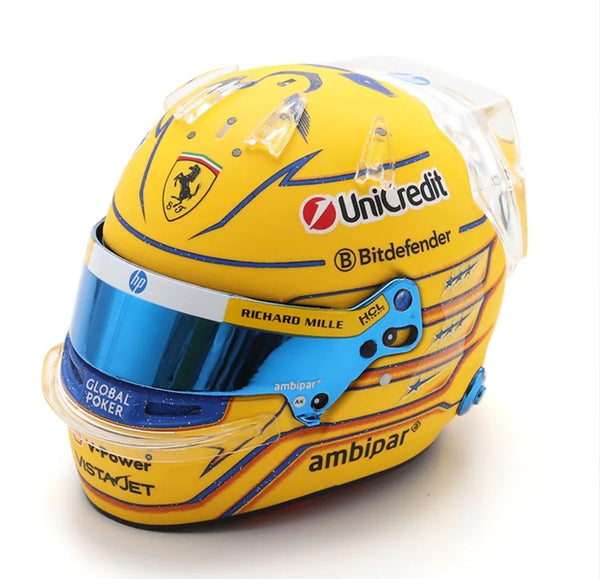 ferrari motorcycle helmet Lewis Hamilton - 2025 - Helmet Ferrari - Miami GP - 1:5 - LSHEL015
