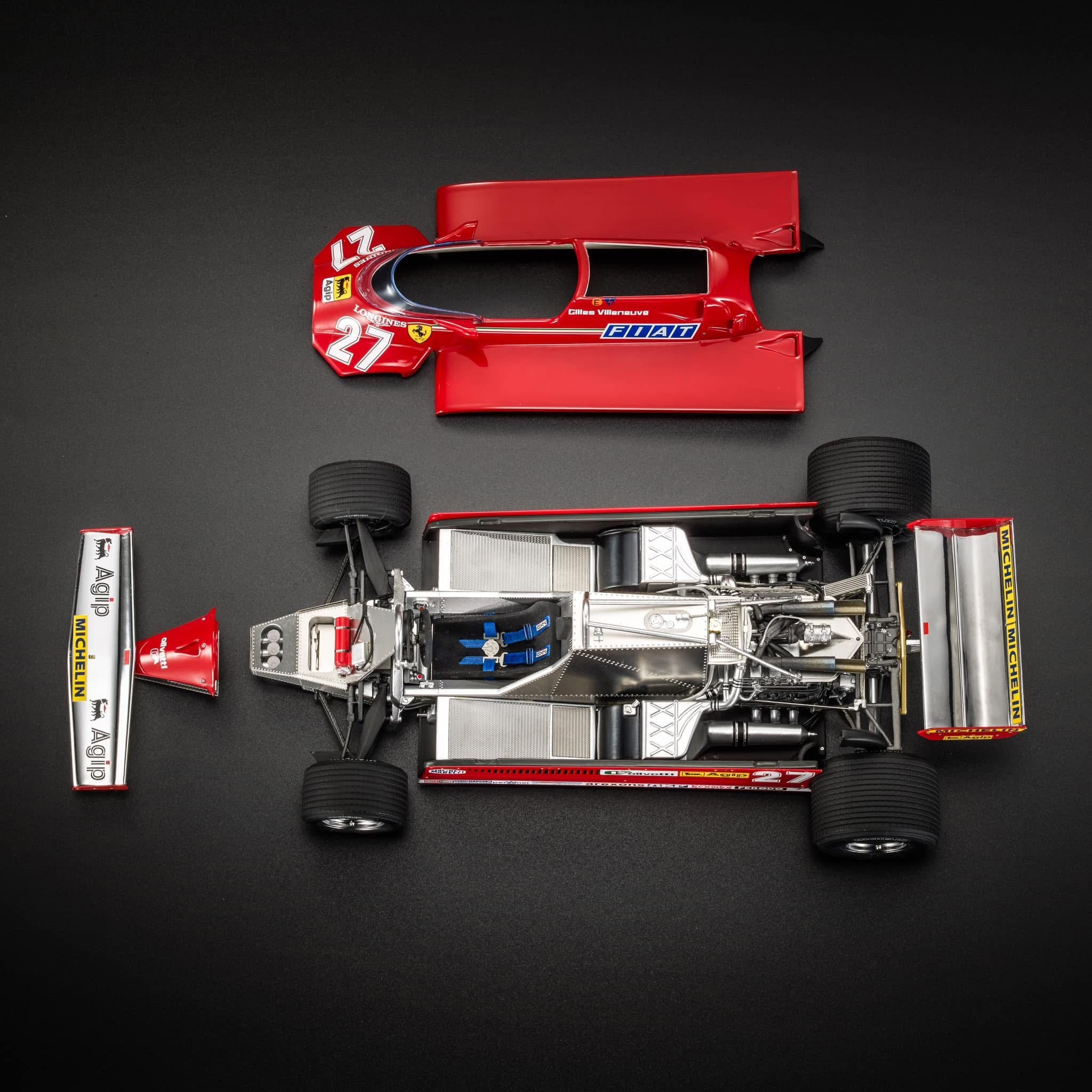 GPFTMV001A - Ferrari 126 CK n°27 (1981) 1:18 - G. Villeneuve