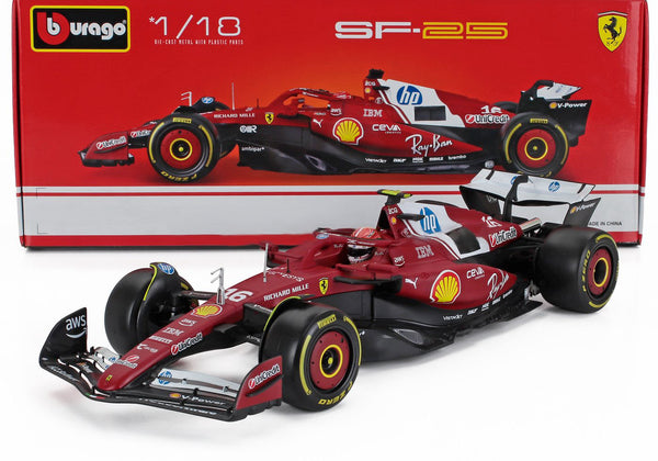Ferrari - SF-25 n.16 (2025) 1:18 - Charles Leclerc - Season 2025 - 18-16816-L - BBurago