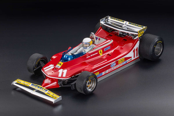 Ferrari - 312T4 n°11 (1979) 1:12 - Jody Scheckter - Pole Position & Winner Monaco GP - With Driver & Fine Details - GP1201CWD - GP Replicas