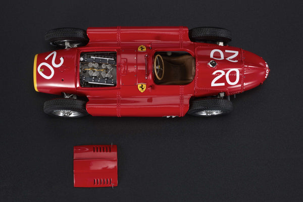 Ferrari D50 n°20 (1956) 1:12 - J. M. Fangio / E. Castellotti - 4th Monaco GP - GP1232D - GP Replicas