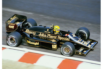 LOTUS - F1 98T Renault Turbo n°12 (1986) 1:12 - Winner Detroit USA GP - Ayrton Senna - With Driver - GP1248BWD - GP Replicas