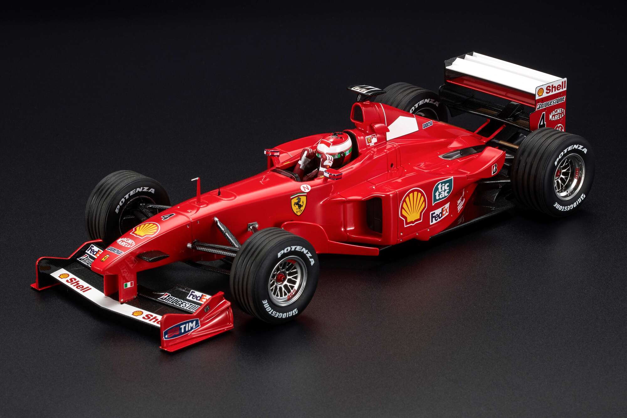 Ferrari - F399 n°4 (1999) 1:18 - Eddie Irvine - 2nd Monaco GP - With Driver  & Fine Details - GP136 BWD - GP Replicas