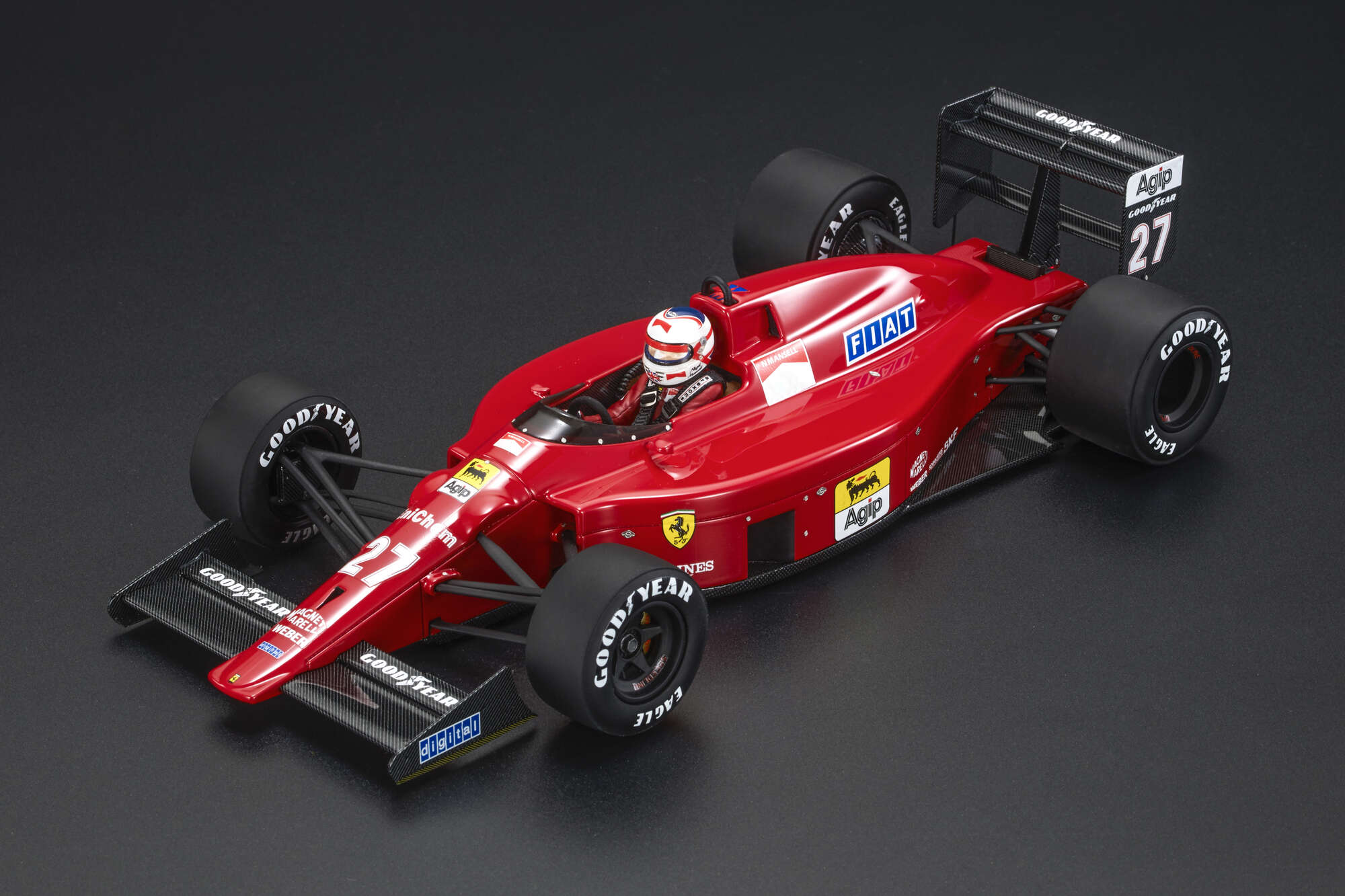 Ferrari - F1 640 n.27 W/Driver - (1989) 1:18 - Winner Brazil GP - Nigel  Mansell - GP Replicas