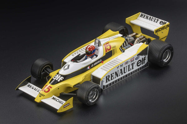RENAULT RS10 (1979) 1:18 -GP178AWD Jean-Pierre Jabouille - Pole position and Winner French GP, Dijon 1979 - GP Replicas
